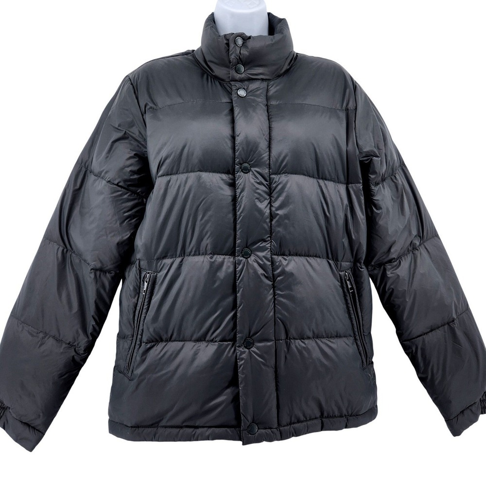 American Eagle Mens XS Gray Duck Down Puffer Jacket Coat Full Zip